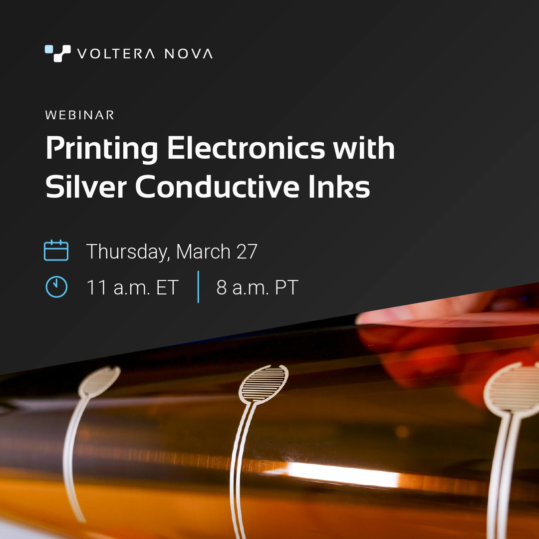 Webinar: Printing Electronics with Silver Conductive Inks